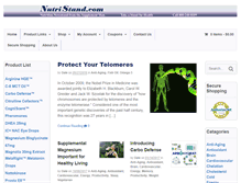 Tablet Screenshot of nutristand.com
